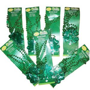 NEW St. Patrick 4 Leaf Clover Necklaces Lights Up